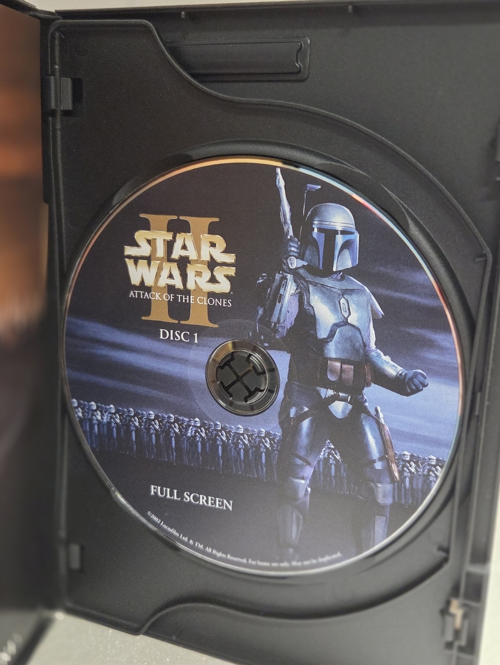 Star Wars 2 : Attack of the Clones DVD - Black/Blue Case - Picture 5 of 5